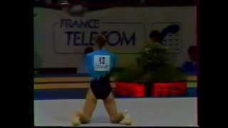 Svetlana BOGINSKAYA URS floor  1990 French internationals EF [upl. by Lenore]