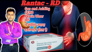 Rantac RD Tablet Uses in Hindi Rabeprazole and Domperidone capsule use for Gas [upl. by Enelra]