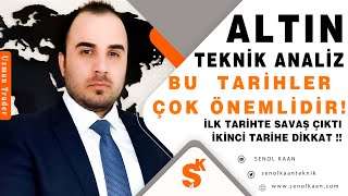 ALTIN ANALİZİNDE ŞOK TARİH ÖNEMLİDİR DİKKAT ET [upl. by Enyaht212]