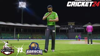 Karachi Kings vs Lahore Qalandars PSL 2024 T10 Match in Cricket 24 [upl. by Josselyn92]