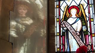 Copford Church Angels Reflection Essex January 2024 [upl. by Leith]