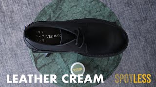 SPOTLESS Leather Cream nourishes and protects VELDSKOEN shoes [upl. by Viridissa]