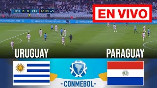 🔴 EN VIVO Uruguay vs Paraguay  Clasificación para el Mundial de CONMEBOL  partido en vivo [upl. by Nacnud905]