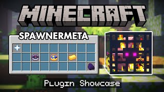 Buy Upgrade amp Recharge Spawners In Minecraft Using SpawnerMeta Showcase [upl. by Heloise]