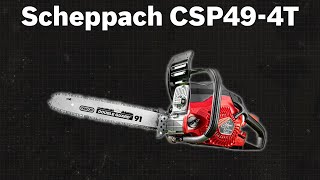 BenzinKettensäge Scheppach CSP494T  TEST  Deutsch [upl. by Putnam]