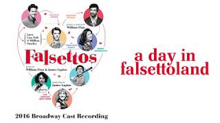 A Day in Falsettoland — Falsettos Lyric Video 2016BC [upl. by Yemac]