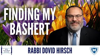 Finding my Bashert  Rabbi Dovid Hirsch [upl. by Nnazil]