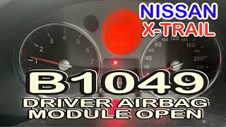 HOW TO DIAGNOSED B1049 CODE NISSAN XTRAIL [upl. by Shulamith]