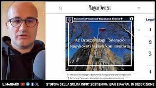 quotCOME TRAFFICANTIquot Budapest Ambasciata Russia gela lUe sul Patto Migratorio [upl. by Tselec]