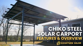 Chiko Steel Solar Carport Effortless Installation and Durable Design for Reliable Solar Solutions [upl. by Ion39]