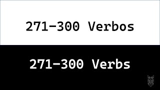 🚀271300 VERBOS comunes en inglesespañol linktestcrossreplyVerbs muy usadosCAT ENGLISH 🧠 [upl. by Ahseinad]