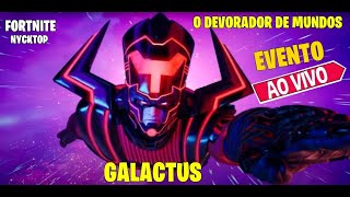 EVENTO AO VIVO O DEVORADOR DE MUNDOS  FORTNITE TEMPORADA 4 [upl. by Yeroc]