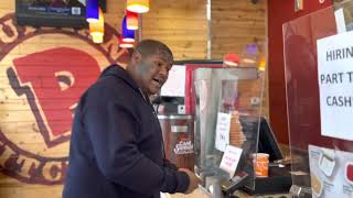 55 cripmac spends 72 dollars on Popeyes tips cashier 55 dollars [upl. by Tengler472]