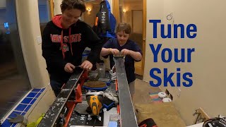 How to tune skis and whats in a wax kit [upl. by Egduj]