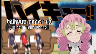 haikyuu react to yn as mitsuri haikyuu×yn part 2 [upl. by Hancock]