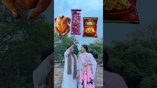 Chatpata Banana Chips bhel 😋shorts ytshorts youtubeshorts [upl. by Okomom]