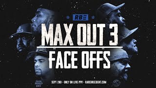 MAXOUT3 FACEOFFS  LIVE SEPT 2ND ON PPV [upl. by Kermy726]