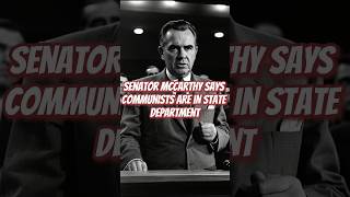 Today In History9 February1950 Senator Joseph McCarthy accuses State Department of 205 Communist [upl. by Gagne469]