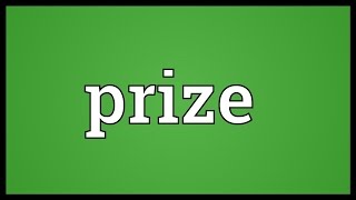 Prize Meaning [upl. by Annekim]