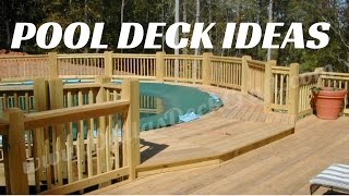 Above Ground Pool Deck Ideas [upl. by Joshua333]