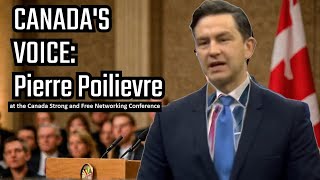 Pierre Poilievre Addressing at Free Canada Conference [upl. by Naves877]