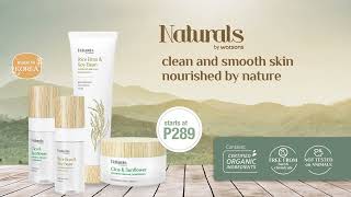 Get Nourished Skin with Naturals By Watsons Skincare Range [upl. by Aehsila]