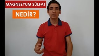 Magnezyum Sülfat Nedir [upl. by Avlis]