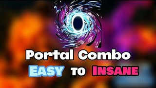 Portal Combos Easy to insane difficulty Blox fruits [upl. by Kursh]