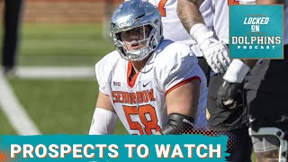 2024 Senior Bowl Offensive Prospects To Watch For The Miami Dolphins [upl. by Nnomae]