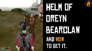 How to get Helm of Oreyn Bearclaw  Malacaths Daedric Quest Walkthrough TES III Morrowind [upl. by Latif]