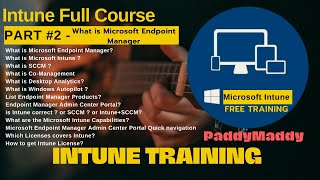 Intune Training Course 2  What is Microsoft Endpoint Manager  Getting started with MEM  MECM [upl. by Geithner]