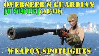 Fallout 4 Weapon Spotlights Overseers Guardian Automatic [upl. by Haelhsa944]