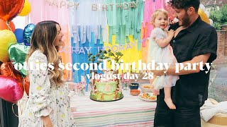 Otties 2nd Birthday Party  Vlogust Day 28 [upl. by Adraynek]