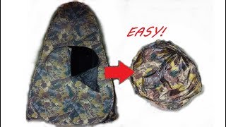 How to repair hunting blind Ground Blind [upl. by Dihgirb]