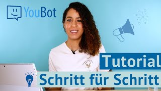 Bewerbung schreiben mit dem YouBot bewerbung anschreiben lebenslauf [upl. by Hanzelin]