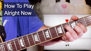 All Right Now Free  Paul Kossoff Guitar Lesson [upl. by Ecaj678]