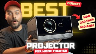 Best BUDGET PROJECTOR for Home Theater ⚡️ HUGE 250INCH amp HDR Support  PixPaq VIVID Projector [upl. by Dollar]