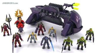 Mega Bloks Halo 97521 Hierarchs Shadow Convoy review [upl. by Puett]