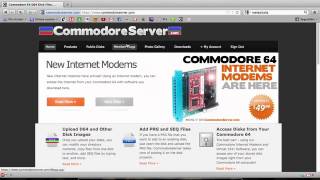 Comet64 Commodore 64 internet Modem 12 [upl. by Jeffries337]