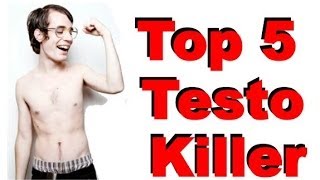 Top 5 Testo Killer  Lebensmittel die Testosteron senken [upl. by Greyson]