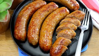 Air Fryer Italian Sausage CRISPY AND JUICY Easy Air Fryer Recipe [upl. by Leanne]