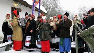 Колядники polskie kolędy na Ukrainie вертеп РОждество Різдво Christmas [upl. by Monarski]