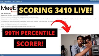 Watch me score 99th Percentile on the UCAT LIVE SCORE  3410 [upl. by Arrec]