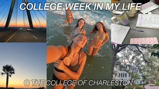 COLLEGE WEEK IN MY LIFE   College of Charleston [upl. by Louth]