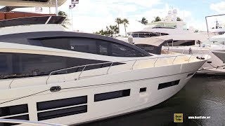 2019 Astondoa 80 Luxury Yacht  Deck and Interior Walkaround  2018 Fort Lauderdale Boat Show [upl. by Etnoel]