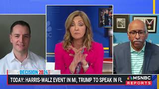 Michael Steele appears on MSNBC  Aug 8 2024 [upl. by Karim]