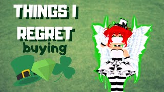 Items I REGRET Buying in Royale High  Roblox Royale High [upl. by Kitti]