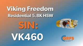 Viking Freedom Residential 58K Horizontal Sidewall Head Intro  VK460  Fire Sprinklers  QRFS [upl. by Thurber]