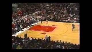 Dennis Rodman hits 3 3pointers in a row [upl. by Neelsaj55]