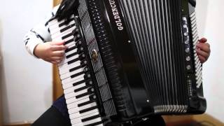 Катюша amp Дороженька гармонь Katyusha amp Little Road Accordion cover喀秋莎amp小路手风琴版 [upl. by Nomael]